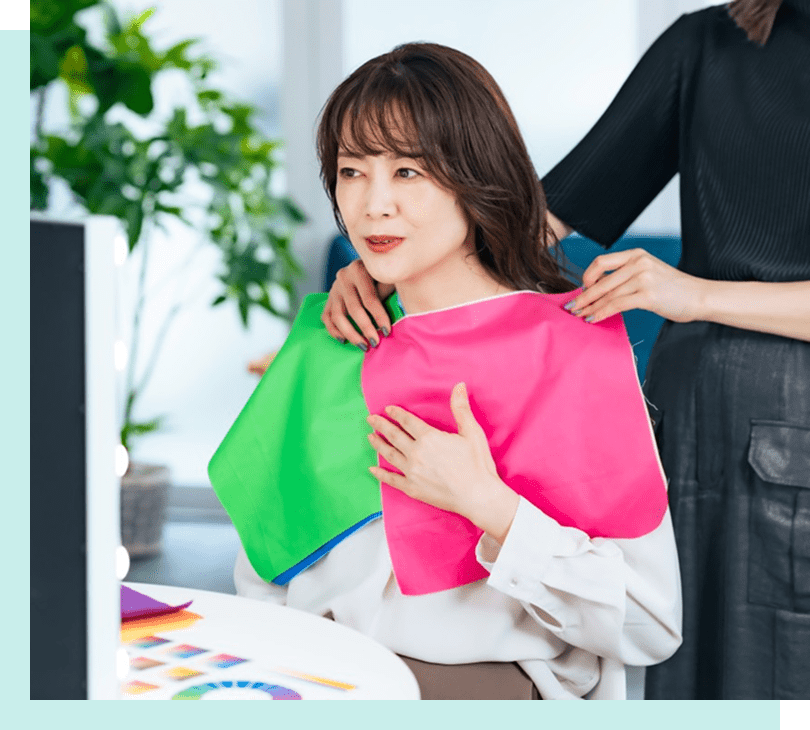 診断を受けている女性