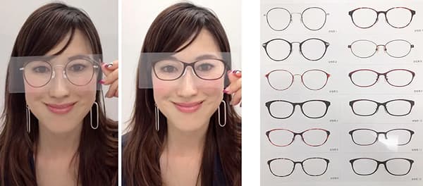 顔タイプ別詳しいメガネ資料