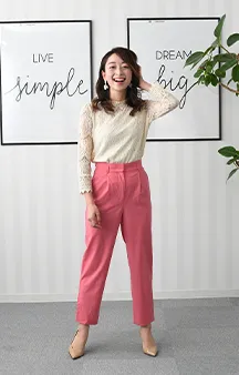 顔タイプ診断後のファッションコーデ1