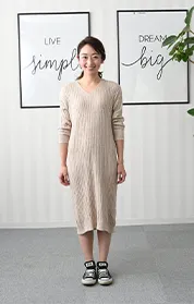 顔タイプ診断前のファッションコーデ1